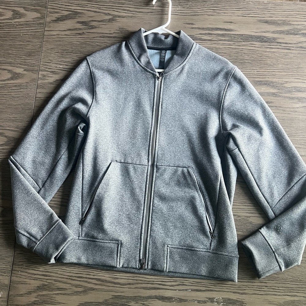 Mens Lululemon City Sweat Bomber *Thermo, size small/color gray